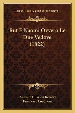 portada Rut E Naomi Ovvero Le Due Vedove (1822) (en Italiano)