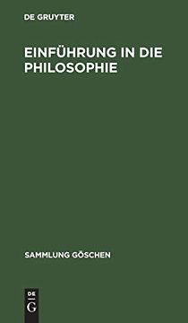 portada Einführung in die Philosophie (en Alemán)