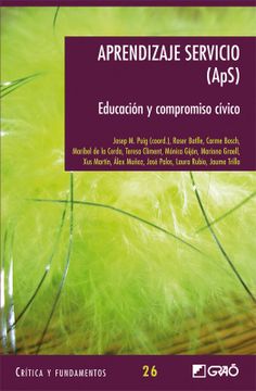 portada Aprendizaje Servicio (Aps): 026 (Critica y Fundamentos) (in Spanish)