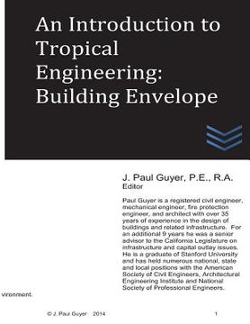 portada An Introduction to Tropical Engineering: Building Envelope (en Inglés)