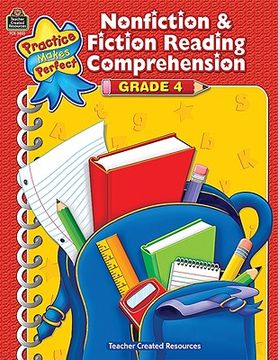 portada nonfiction & fiction reading comprehension grade 4