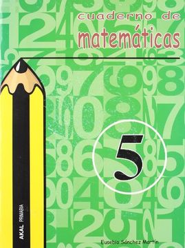 portada Matemáticas, Educación Primaria. Cuaderno 5
