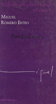 portada Biblioteca Romero Esteo, Vol. Iii: Pontifical, Tomo i (Espiral