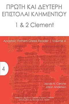 portada 1-2 Clement (Apostolic Fathers Greek Reader) (Volume 4) 