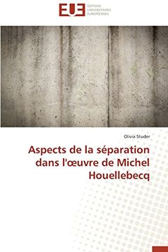 portada Aspects de La Separation Dans L' Uvre de Michel Houellebecq