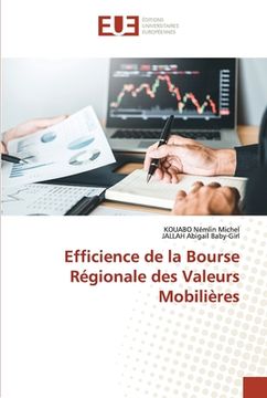 portada Efficience de la Bourse Régionale des Valeurs Mobilières (en Francés)