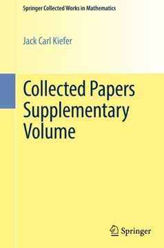 portada Collected Papers Supplementary Volume (Springer Collected Works in Mathematics) (en Inglés)
