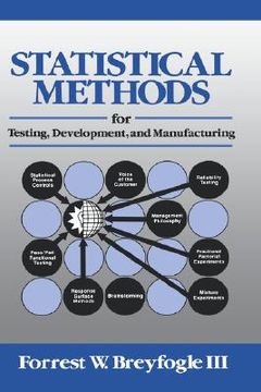 portada statistical methods for testing, development, and manufacturing (en Inglés)