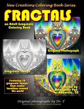 portada New Creations Coloring Book Series: Fractals (en Inglés)