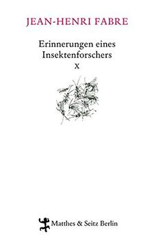 portada Erinnerungen Eines Insektenforschers. Teil x. (en Alemán)