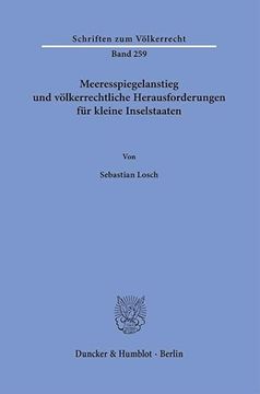 portada Meeresspiegelanstieg Und Volkerrechtliche Herausforderungen Fur Kleine Inselstaaten. (en Alemán)