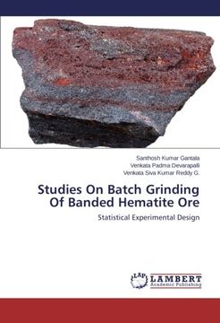 portada Studies on Batch Grinding of Banded Hematite Ore