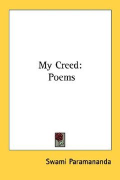 portada my creed: poems (en Inglés)