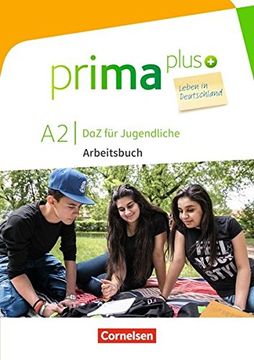 portada Prima Plus - Leben in Deutschland a2 - Arbeitsbuch mit Audio- und Lösungs-Downloads (en Alemán)