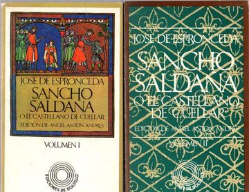 portada Sancho Saldaña o el Castellano de Cuellar. Tomos i y ii.