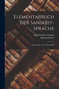 portada Elementarbuch der Sanskrit-Sprache: Grammatik, Texte, Wörterbuch (en Alemán)