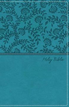 portada KJV, Deluxe Gift Bible, Imitation Leather, Blue, Red Letter Edition (en Inglés)