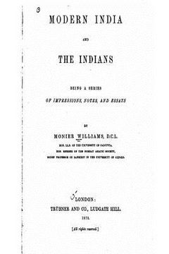portada Modern India and the Indians, Being a Series of Impressions, Notes, and Essays