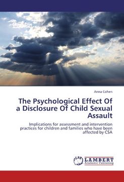 portada the psychological effect of a disclosure of child sexual assault (en Inglés)