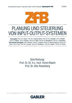 portada Planung und Steuerung von Input-Output-Systemen (en Alemán)