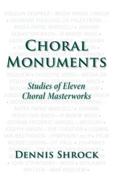 portada Choral Monuments: Studies of Eleven Choral Masterworks