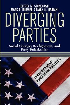 portada diverging parties: social change, realignment, and party polarization (en Inglés)