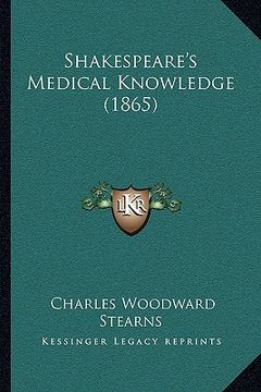 portada shakespeare's medical knowledge (1865) (en Inglés)