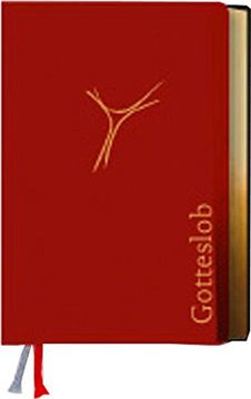 portada Gotteslob. Katholisches Gebet- und Gesangbuch, Ausgabe Bistum Münster: Lederoptik rot mit Goldschnitt im Schuber (en Alemán)