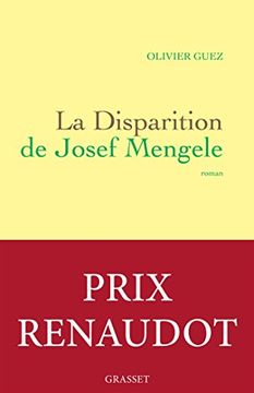 portada La disparition de Josef Mengele (Littérature Française) (French Edition)