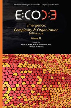portada emergence: complexity & organization - 2010 annual (in English)