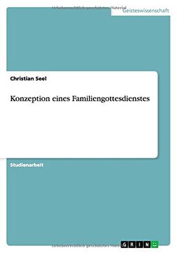 portada Konzeption Eines Familiengottesdienstes (German Edition)