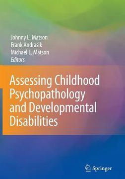 portada assessing childhood psychopathology and developmental disabilities (en Inglés)