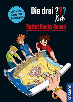 portada Die Drei? Kids, Rettet Rocky Beach (in German)