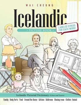 portada Icelandic Picture Book: Icelandic Pictorial Dictionary (Color and Learn) (in English)