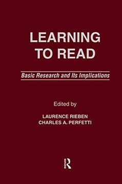 portada Learning to Read: Basic Research and Its Implications (en Inglés)