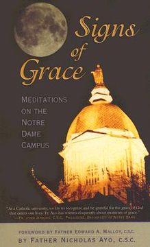 portada signs of grace: meditations on the notre dame campus (en Inglés)