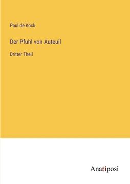 portada Der Pfuhl von Auteuil: Dritter Theil (in German)