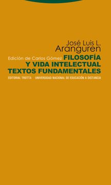 portada Filosofía y Vida Intelectual. Textos Fundamentales. (in Spanish)