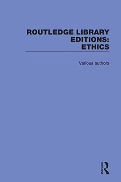 portada Routledge Library Editions: Ethics (en Inglés)