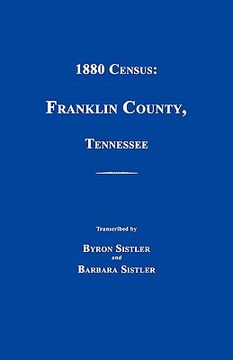 portada 1880 census: franklin county, tennessee (en Inglés)