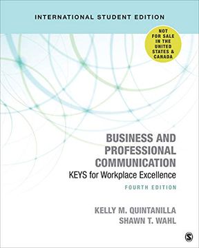 portada Business and Professional Communication - International Student Edition: Keys for Workplace Excellence (en Inglés)