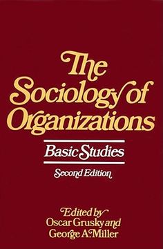 portada the sociology of organizations (in English)