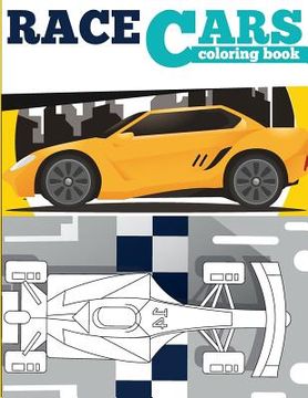 portada RACE CARS Coloring Book: Sport car coloring book (en Inglés)