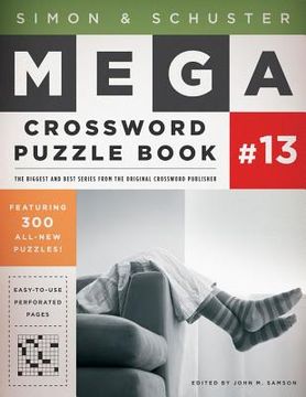 portada simon & schuster mega crossword puzzle book series 13 (in English)