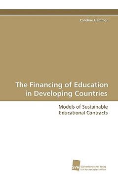 portada the financing of education in developing countries (in English)