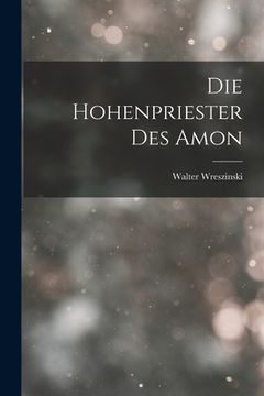 portada Die Hohenpriester Des Amon (in English)
