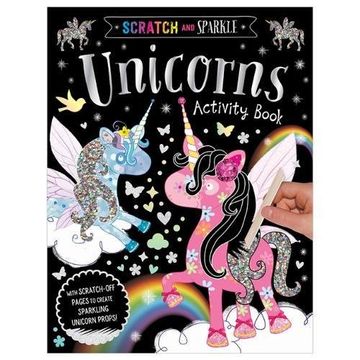 portada Scratch And Sparkle Unicorns Activity Book (in English)