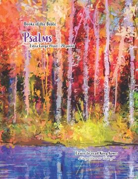 portada Books of the Bible Psalms Extra Large Print 20 Point: Easier-To-read King James, King James Today 