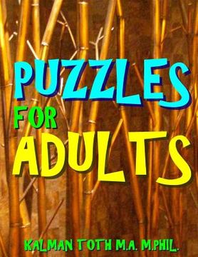 portada Puzzles for Adults: 133 Large Print Themed Word Search Puzzles (en Inglés)