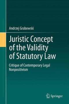 portada juristic concept of the validity of statutory law